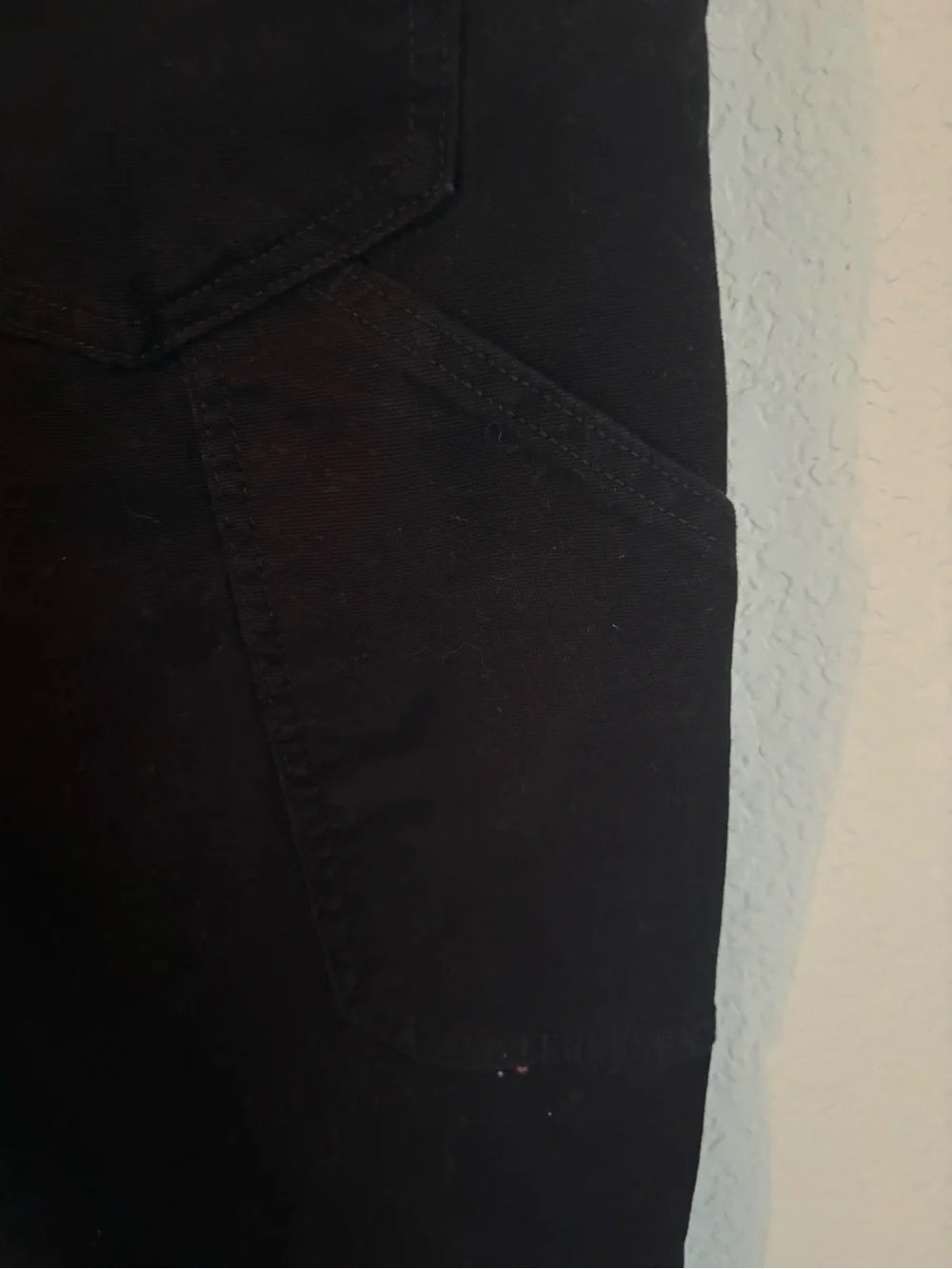 Eddie Bauer Canvas Utility Pants Black Stretch Workwear Men’s 34x32
